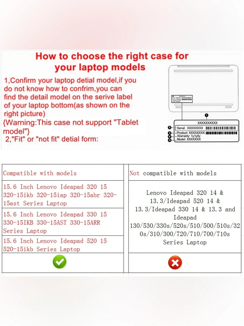 Protective Case Cover for 15.6
